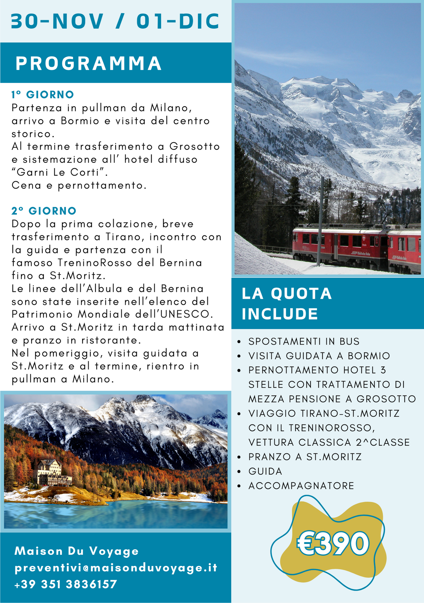 A - BERNINA - DICEMBRE 2024